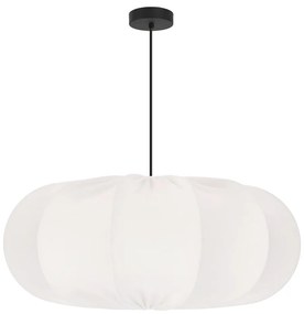 Fehér függőlámpa textil búrával ø 52 cm Cafee – Candellux Lighting