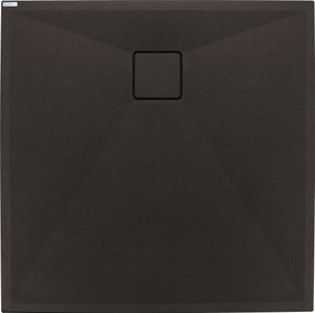 Deante Correo négyzet alakú zuhanytálca 80x80 cm fekete KQR_N42B