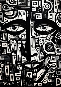 Poszter 68x98cm Gondolatok labirintusa