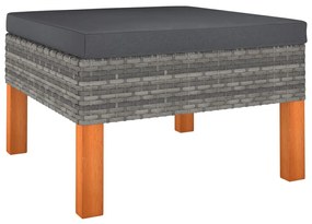 Polyrattan Ă©s tömör eukaliptuszfa lĂĄbzsĂĄmoly
