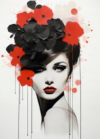 Poszter 39,5x55cm Virágos szenvedély