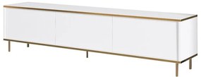 TV szekrény Imaj - White, Gold
