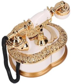 Vintage Szív Alakú Retro Luxus Telefon Zenedoboz Ékszertartó Doboz Tökéletes ajándék Karácsonyra