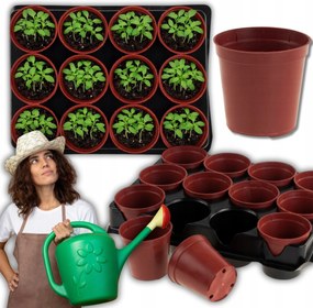 Raklap Tálca Kaspó Palántanevelés Növény 12 Db