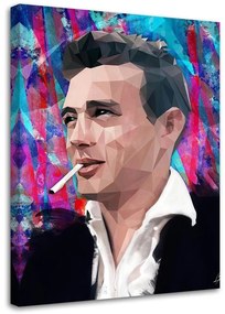 Gario Vászonkép Férfi cigarettával a szájban portré - Cantu Méret: 40 x 60 cm