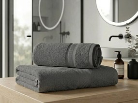 CLARYSSE ELEGANCE törölköző 60x110 cm szürke, 100% pamut