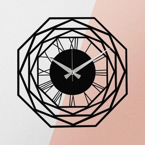 Enzoclock fém falióra, 48×48 cm – S012