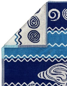 Pantelleria Kék Strandtörölköző