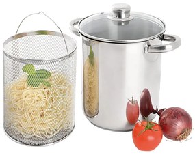Indukciós tűzhelyhez alkalmas rozsdamentes acél edény 4 l Anett – Orion