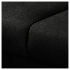 Fekete sarokkanapé (bal oldali) Beata – Ropez