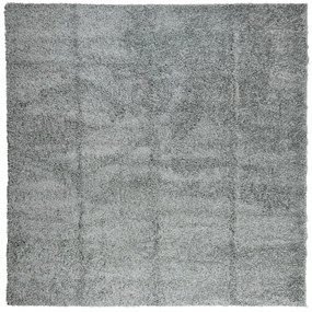 PAMPLONA zöld magas szálú bolyhos modern szőnyeg 120 x 120 cm