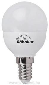 Rábalux 1632 LED kisgömb 5W E14, 415 lm, 155°, 4000K