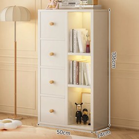 1db fali polc 104x22x45cm fehér GR-02