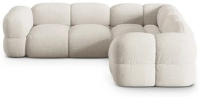 Bézs sarokkanapé Loretto – Cosmopolitan Design