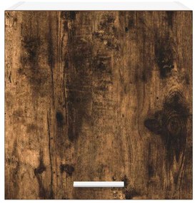 Függő szekrény Riga Füstölt tölgy és fehér 40 x 31 x 40 cm