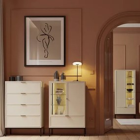 DECO Komód Fehér Színben 76 cm