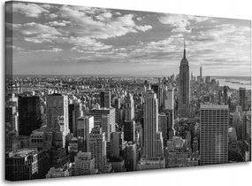 Fekete-fehér vászonképek Manhattan USA100X60
