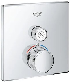 Zuhany csaptelep GROHE Smart Control termosztatikus csapteleppel króm 29123000