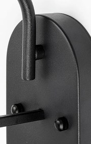 Fürdőszoba Fali Lámpa Matt Fekete TIRINA RÁBALUX 75005