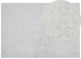 Menta-szürke műnyúlszőrme szőnyeg 160 x 230 cm THATTA Beliani