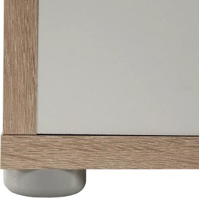 Nappali fal, tölgyfa sonoma/fehér, KEVIN