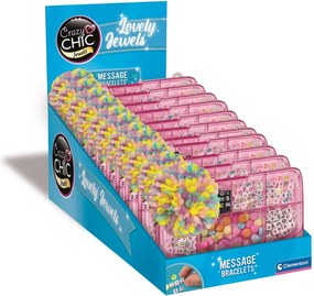 Crazy Chic Message Creations karkötő készítő kreatív szett Clementoni