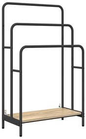 Ruhaszárító polcokkal sonoma tölgy 60 x 30 x 100.5 cm Faanyag