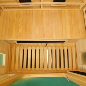 Sauna DeLuxe 2220 CB / CR, világosbarna