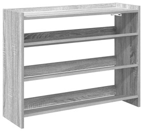 szürke sonoma színű szerelt fa cipőtartó 80x25x62 cm