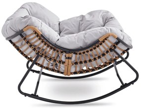 Hintafotel Szürke Párnával. ELTON