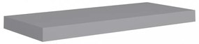 szürke MDF lebegő fali polc 60 x 23,5 x 3,8 cm