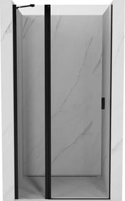Mexen Mist nyíló zuhanyajtó 95 cm, átlátszó, fekete - 8A4-095-000-70-00