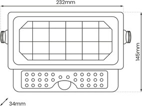 Eko Light EPAD EKO9082 Halogén reflektor 1x5W/LED 4000K 500lm IP65