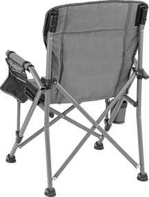 Leziter Comfort Plus karfás horgász szék pohártartóval szürke