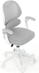 Junior Irodai forgószék szürke mesh kárpittal. KA-W8008 BLUE