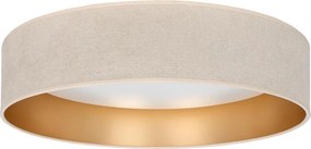 Brilagi-LED mennyezeti lámpa VELVET SIMPLE LED/24W/230V 3000K átm. 45 cm krém./arany