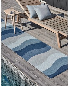 Kék kültéri-beltéri szőnyeg 70x100 cm Urvi Water – Pappelina