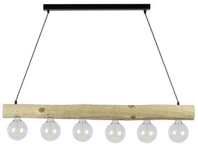 Spot-Light 69860604 - TRABO 6xE27/60W/230V mennyezeti lámpa kábellel