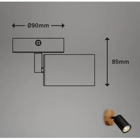 Briloner 2922-015 - Fali spotlámpa SPOT 1xGU10/9W/230V