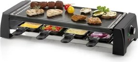 Domo DO9189G Elektromos grill Raclette 8 személyes 1200W – kő +grill főzőlap