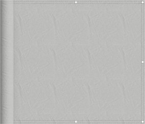 vidaXL világosszürke 100% oxford poliészter erkélyparaván 90 x 600 cm