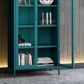 ANGELO vitrin, 800 x 1850 x 450 mm, Modern: tengerkék