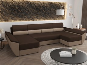 Sarok ülőgarnitúra U Radiant U4 (sötétbarna + bézs). 1057539