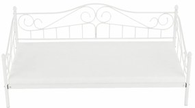 Egyszemélyes ágy 90 cm Danina (fehér) (ágyráccsal). 1016020