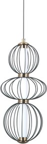 Italux modern függeszték rabel matt fekete itxpnd-344221-3v-bk
