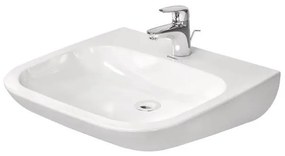 Duravit 23136000002 - D-CODE függesztett mosdó 60x55 cm kerámia/fényes fehér 23136000002