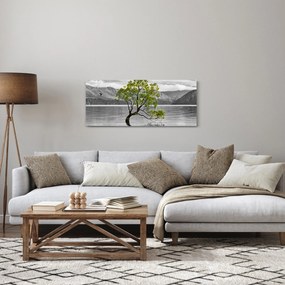 Fa képe a tó közepén (120x50 cm)