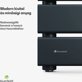 Blumfeldt Fairmont radiátor, 60 x 180 cm, falra szerelhető, modern kivitel, meleg víz