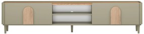 Amilio RTV szekrény 220 cm - eukaliptusz / baltic tölgy / natúr tölgy fogantyú