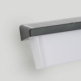 Brilagi - LED napelemes fali lámpa szenzorral SUN RAY LED/6W/3,7V 2200 mAh IP44